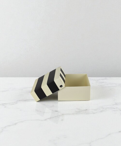 Caja laminada Caja Estilo Barras - 12x12x6 cm