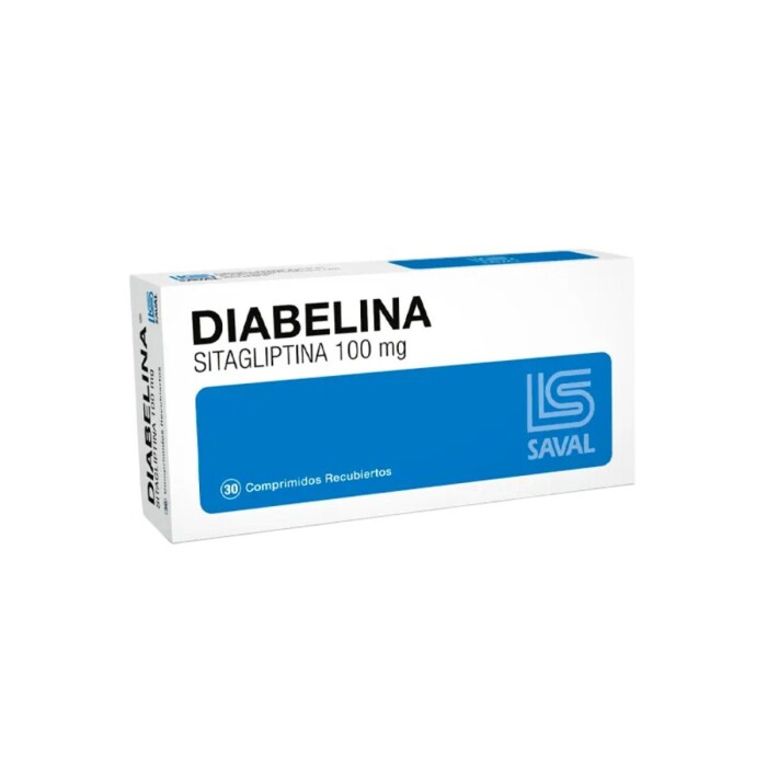 DIABELINA 100 MG CJ X 30 COMP. REC. única