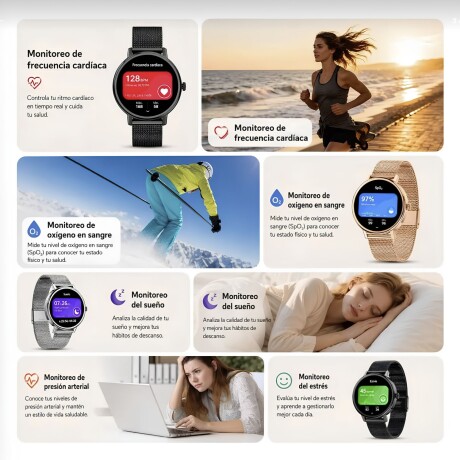 Reloj Inteligente Smartwatch Blackview X30 Negro