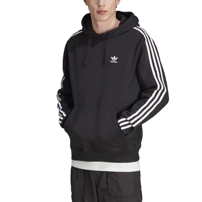 3-Stripes Hoody - Hombre Black