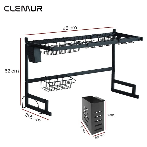 Escurridor de Platos de Cocina Sobre Pileta Escurreplatos de 65 cm Escurridor de Platos de Cocina Sobre Pileta Escurreplatos de 65 cm