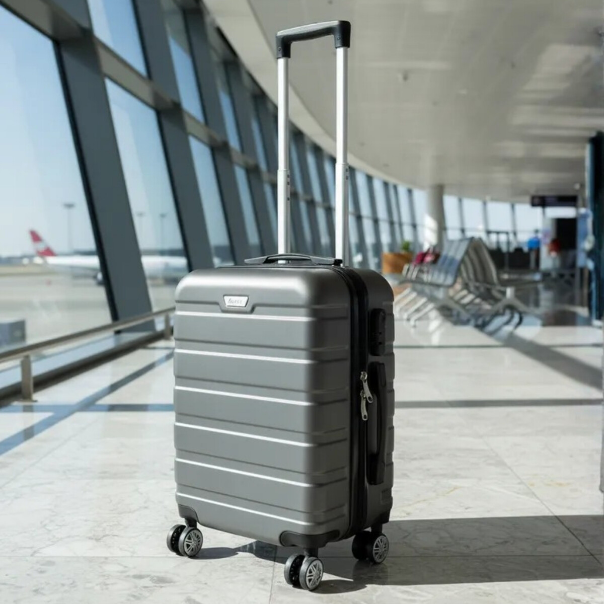 Valija Carry On 20'' Rígida Bonn Premium - GRIS OSCURO 