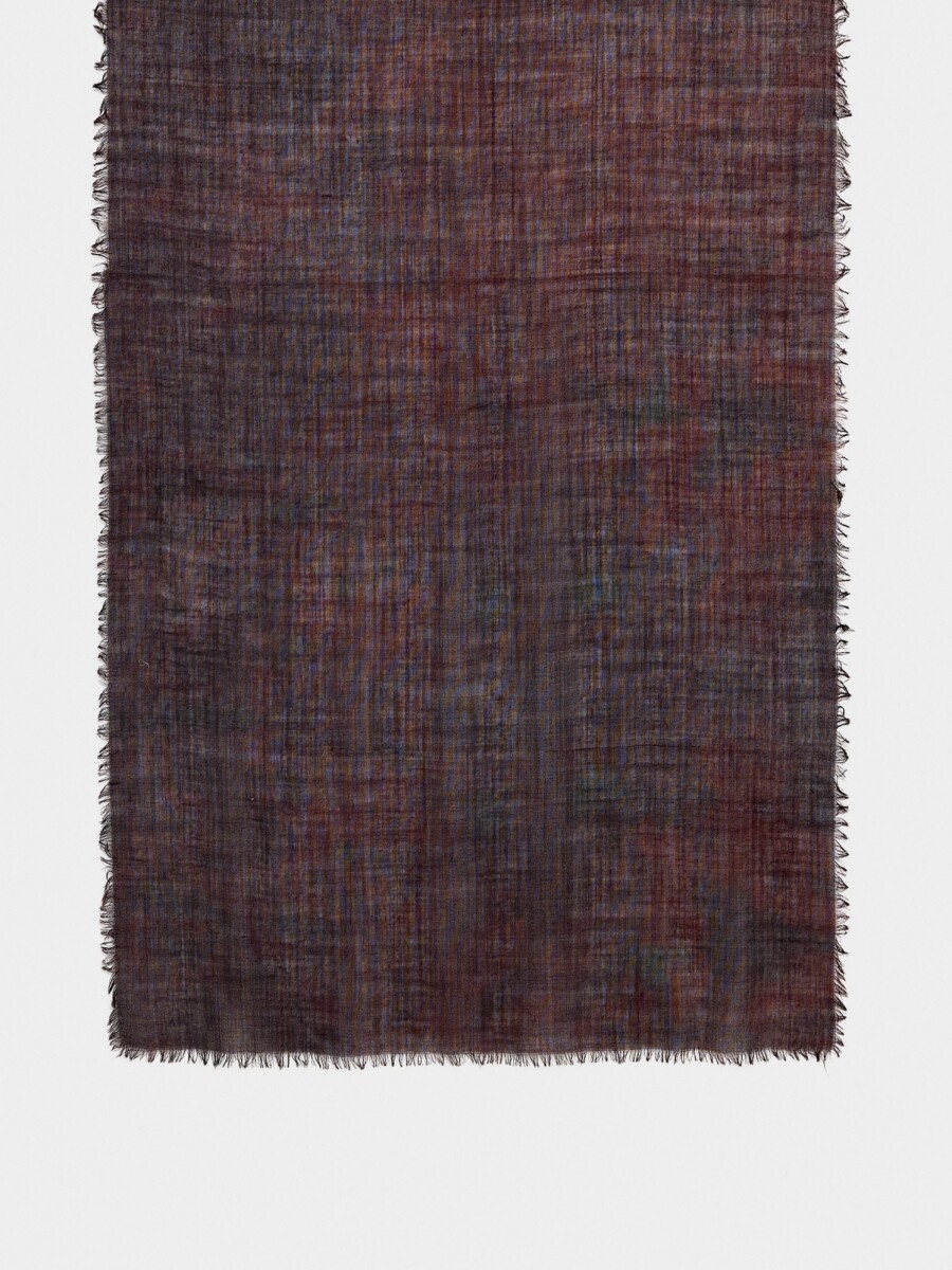 Pashmina 100% Lana marron