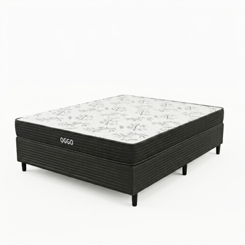 Sommier SUPER MEGA Oggo® - Espuma - GARANTIA 1 AÑO 2 Plaza - 138 cm