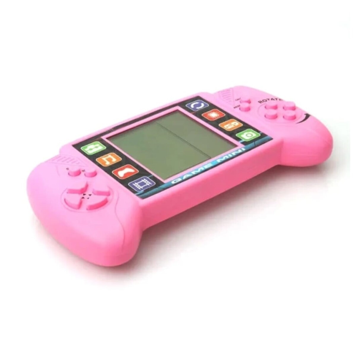 Consola de videojuego tetris rosa 