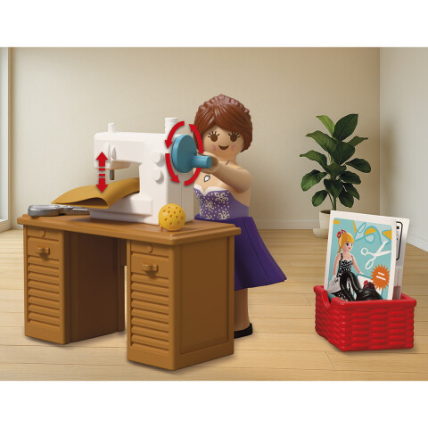 Diseñadora de Moda con Tienda Playmobil 64 Piezas U