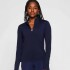 Polo Manga Larga Feather Tech+ Half-Zip Top Mujer Deep Navy