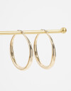 Aros Argollas Metal Argollas De Metal - Dorado