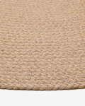 Alfombra Despas en fibras sintéticas beige Ø150 cm Alfombra Despas en fibras sintéticas beige Ø150 cm