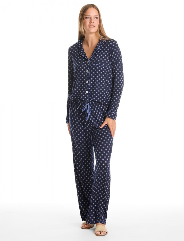 Pijama Con Pantalon AZUL/MULTI