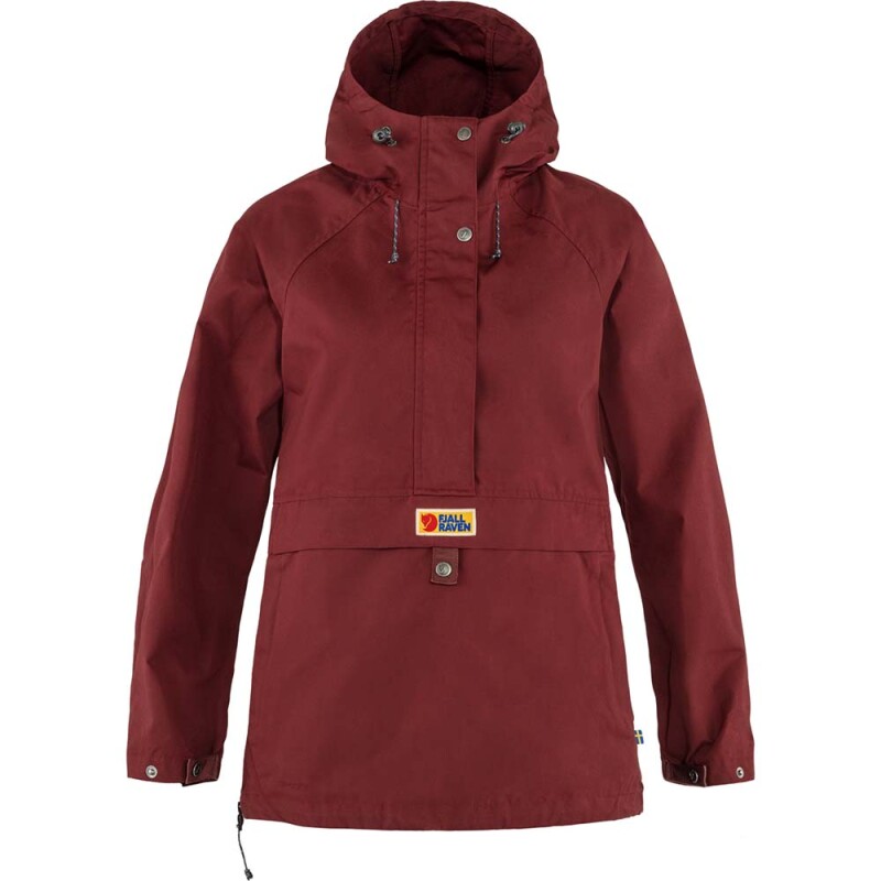 Casaca Fjallraven Vardag Anorak W Mujer Bordeaux Red