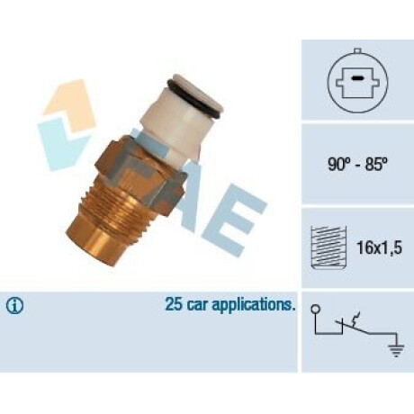 BULBO INTERRUPTOR TOYOTA ELECTRO TERCEL 90-85 GRADOS N-C FAE BULBO INTERRUPTOR TOYOTA ELECTRO TERCEL 90-85 GRADOS N-C FAE