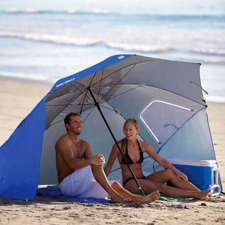 Sombrilla Carpa 2,4m + Acc Filtro Uv50 Playa Camping Hog002014