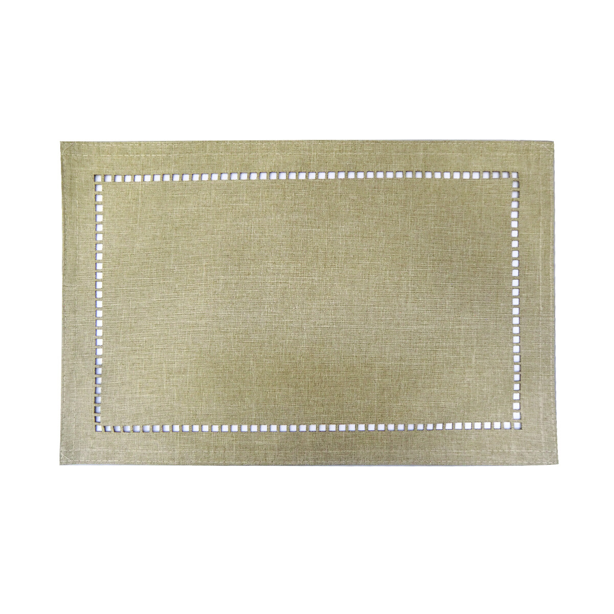 Individual con Vainilla Lino Liso Home Class 45 x 30 cm - NATURAL 