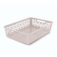 Cesto organizador raso 9L BLANCO