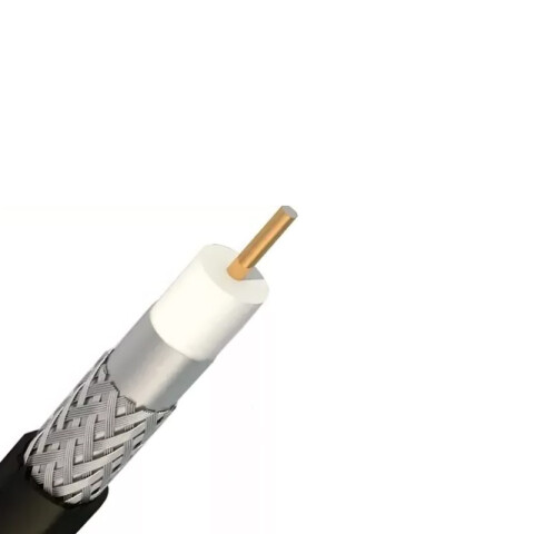 Cable coaxial RG59 67% 75 Ohms WIZ negro WZ1110