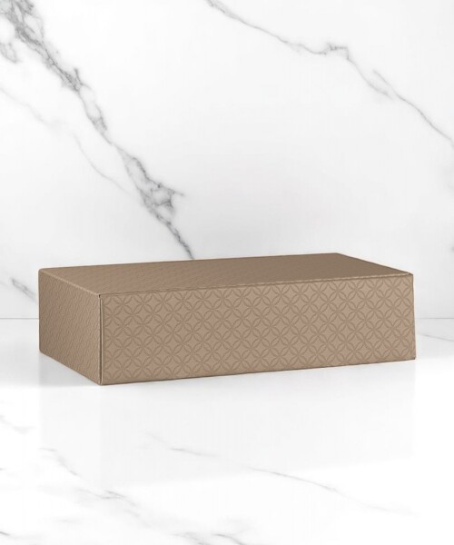 Caja rígida 2 botellas 34x18,5x9 - 37254 - MATELASSE CUOIO Caja rígida 2 botellas 34x18,5x9 - 37254 - MATELASSE CUOIO