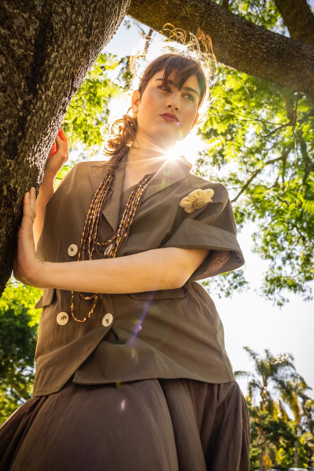 CHAQUETA ALGODON KORA CHOCO