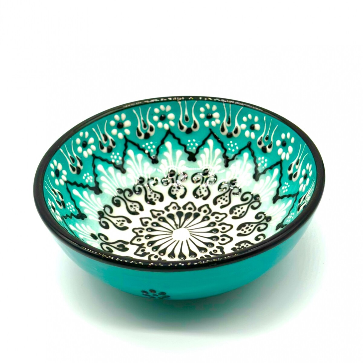 Bowl de cerámica pintado 16 cm - Aqua 