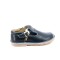 Country Guille Cap Lisa Cuero Con Flor Azul