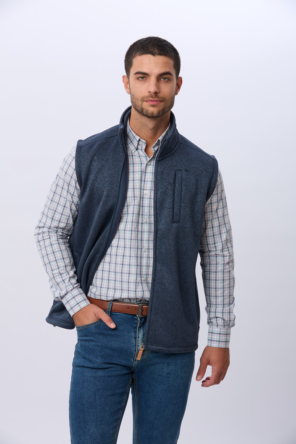 CHALECO FELPA ESPECIAL Azul