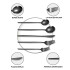 Juego de 36 Cubiertos De Acero Inoxidable Cocina Imback Negro Juego de 36 Cubiertos De Acero Inoxidable Cocina Imback Negro