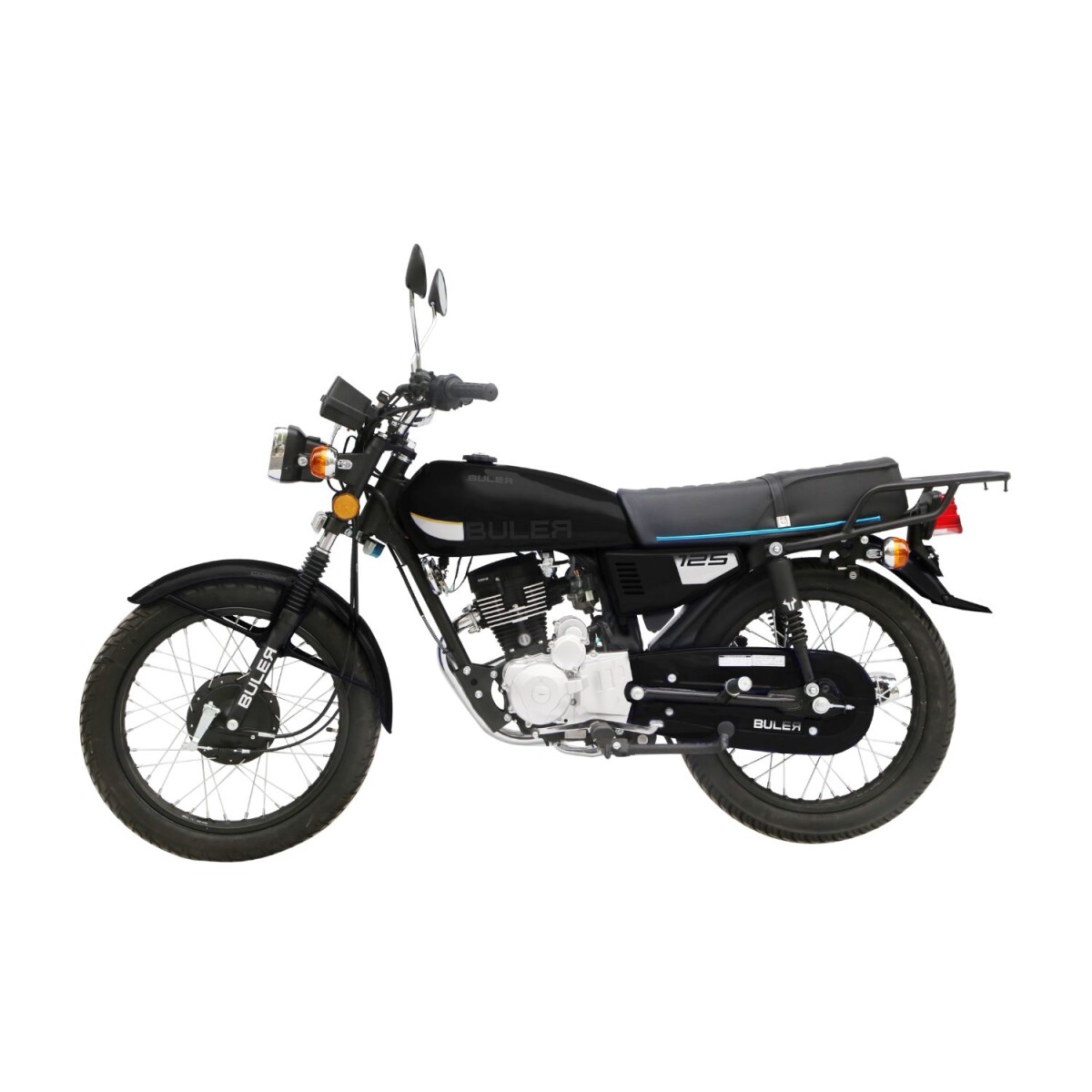 Motocicleta Buler Cobra 125cc - Rayos - Negro 