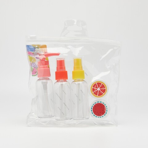 SET DE 6 BOTELLAS DE VIAJE (FRUTA) SET DE 6 BOTELLAS DE VIAJE (FRUTA)
