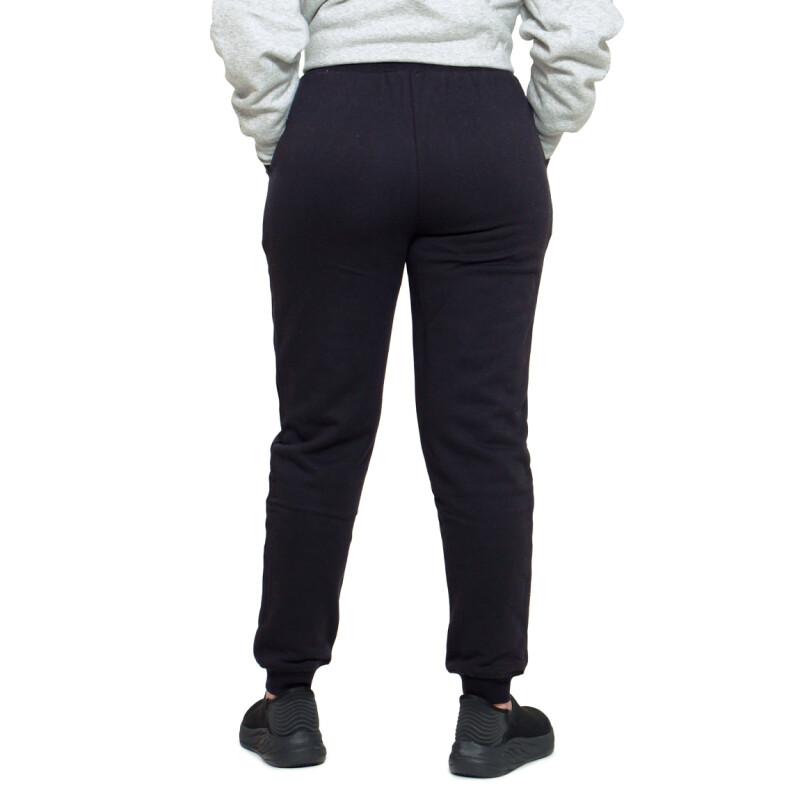 Pantalón Diadora Mujer Con Felpa Negro