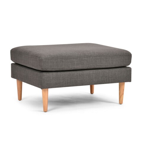Isla Pie De Cama Puff Apoyapies Otomano Tokio GRIS