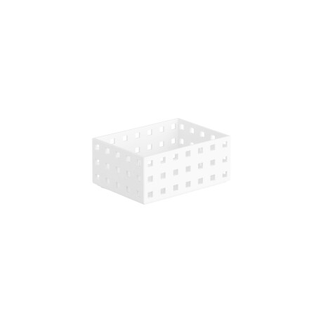 Contenedor organizador plastico 14x10x6cm Blanco