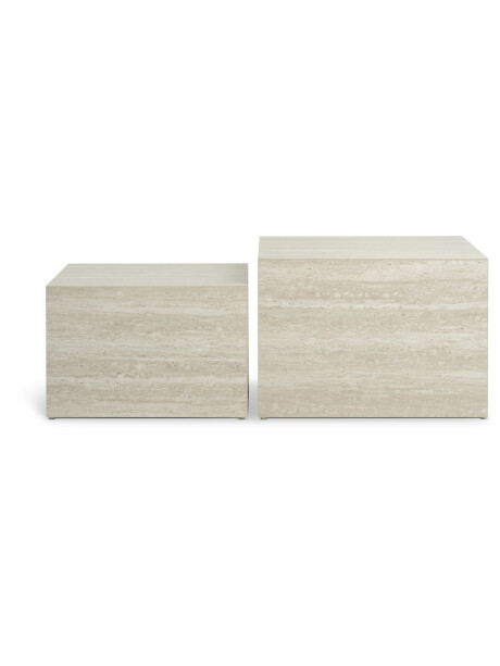 Mesa centro ROLSTED 58x58/50x50 mármol Mesa centro ROLSTED 58x58/50x50 mármol
