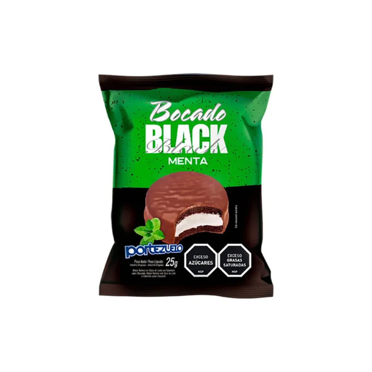 Alfajor Portezuelo Bocado x 14 - Menta 