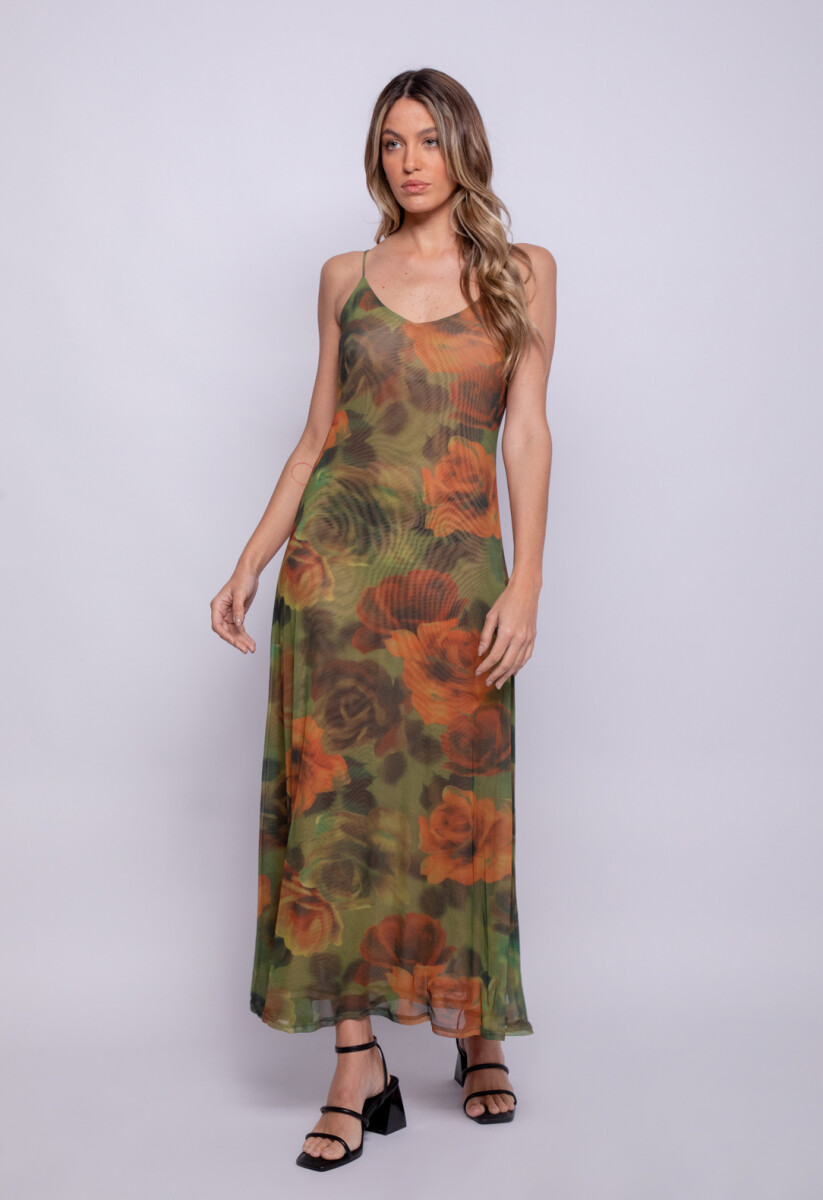 VESTIDO TULSA - Verde Oliva 