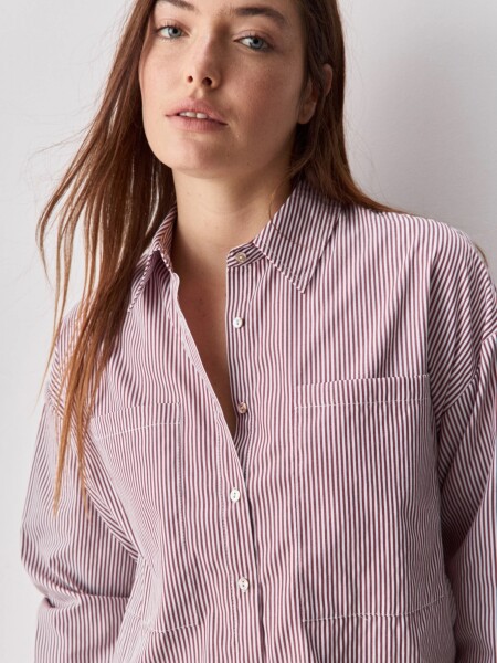 CAMISA ALLIE COLEMAN BORDO