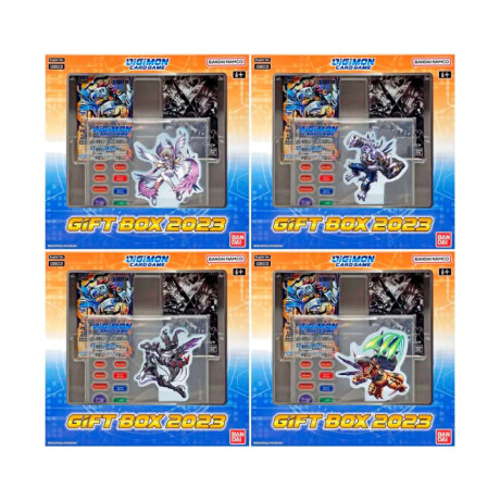 Digimon Card Game: Gift Box 2023 Inglés (4 modelos disponibles - se envia uno al azar)