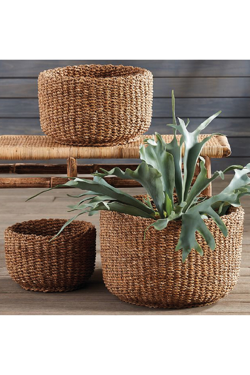 CANASTOS SET X 3 CANASTOS PAROS SEAGRASS