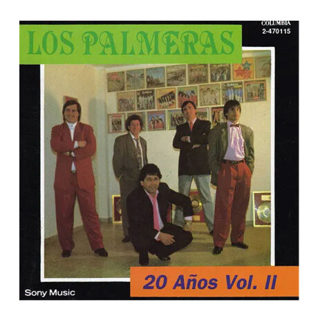 Los Palmeras - 20 Años Vol 2 - Cd Los Palmeras - 20 Años Vol 2 - Cd