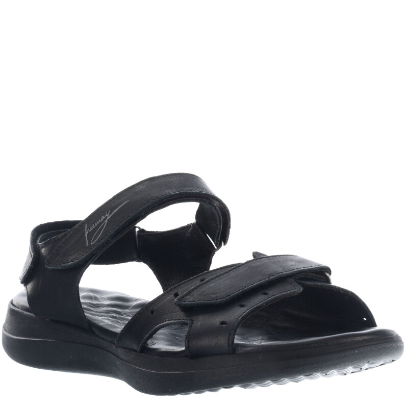 Sandalias de Mujer Freeway Casual c/Velcro Negro