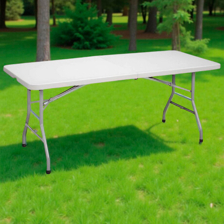 Mesa Plegable 1.80m Camping Jardín Resistente Calidad Mesa Plegable 1.80m Camping Jardín Resistente Calidad