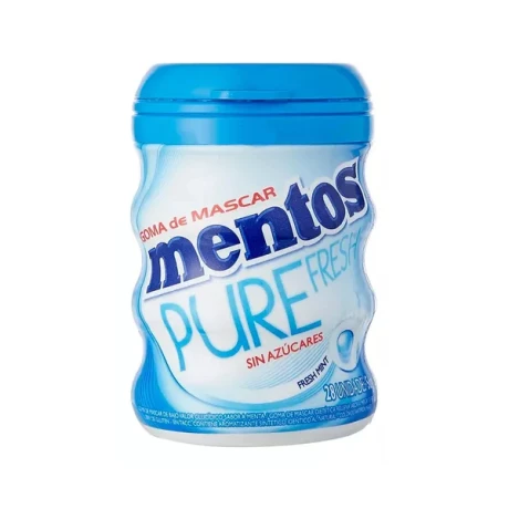Chicles Mentos Gum Fresh Mint sin Azúcar 001