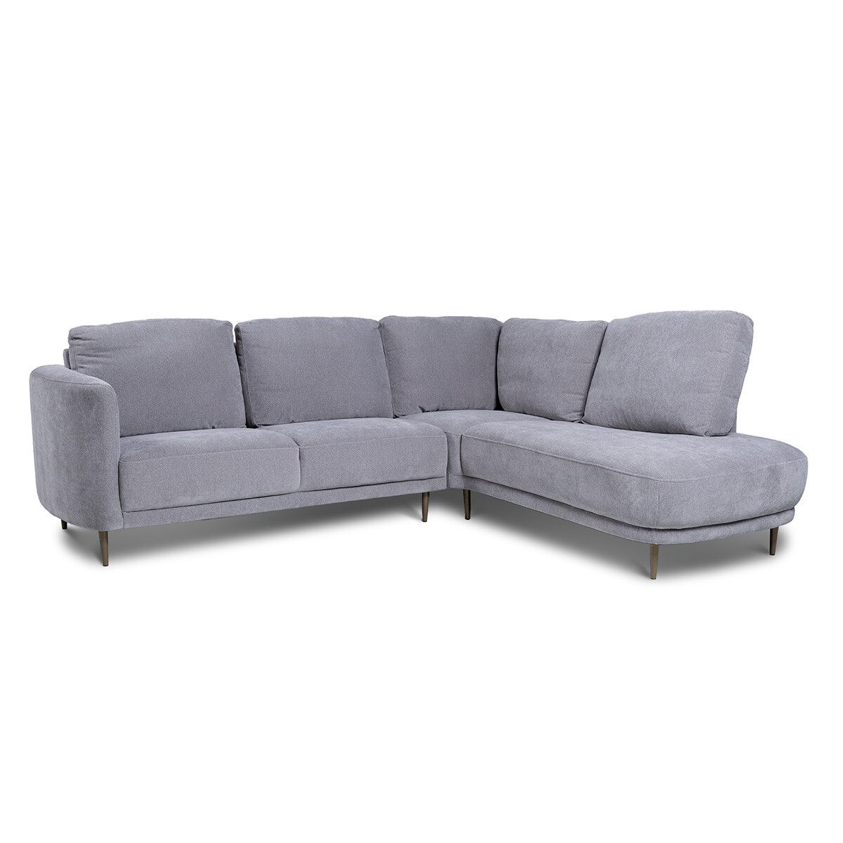 Rinconera Motivazione - Tela Microfibra - Chaise Derecho - 6686-7 Gris 