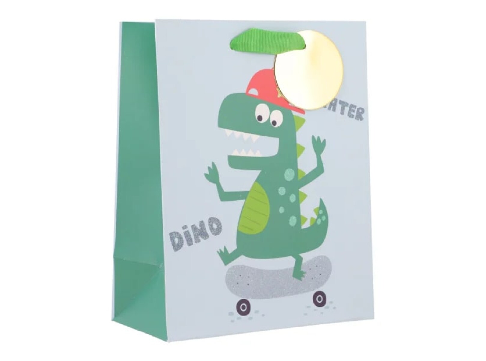 Bolsa Top Chica - Dino en Skate 