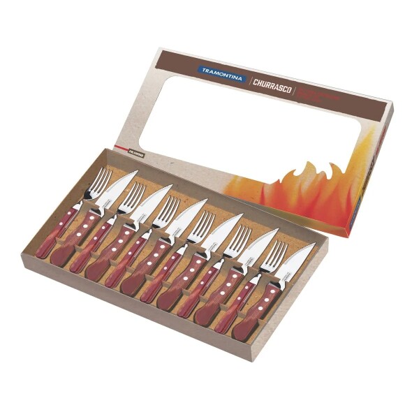 JUEGO PARA ASADO 12 PZAS JUMBO - TRAMONTINA - 21199/796 JUEGO PARA ASADO 12 PZAS JUMBO - TRAMONTINA - 21199/796