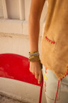 Stick Cuff Bronce - Caramelo