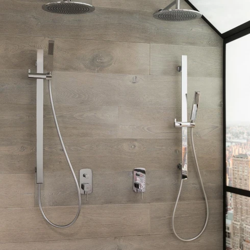 Griferia De Ducha De Empotrar Monocomando Cromo Noken Concept 000