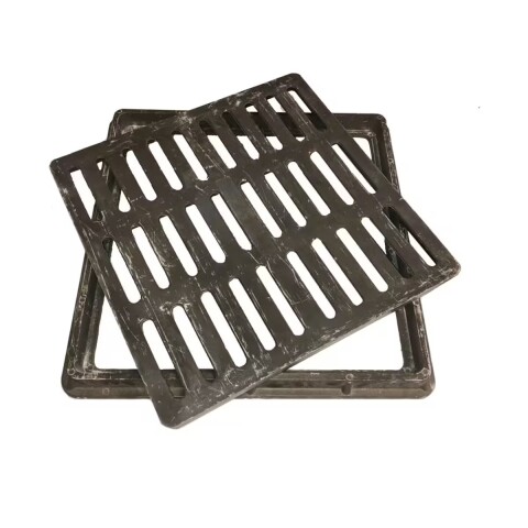 Tapa y marco resina reja 60 x 60 cm peatonal Tapa Y Marco Resina Reja 60 X 60 Cm Peatonal