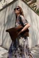 VESTIDO RAFA MARRON