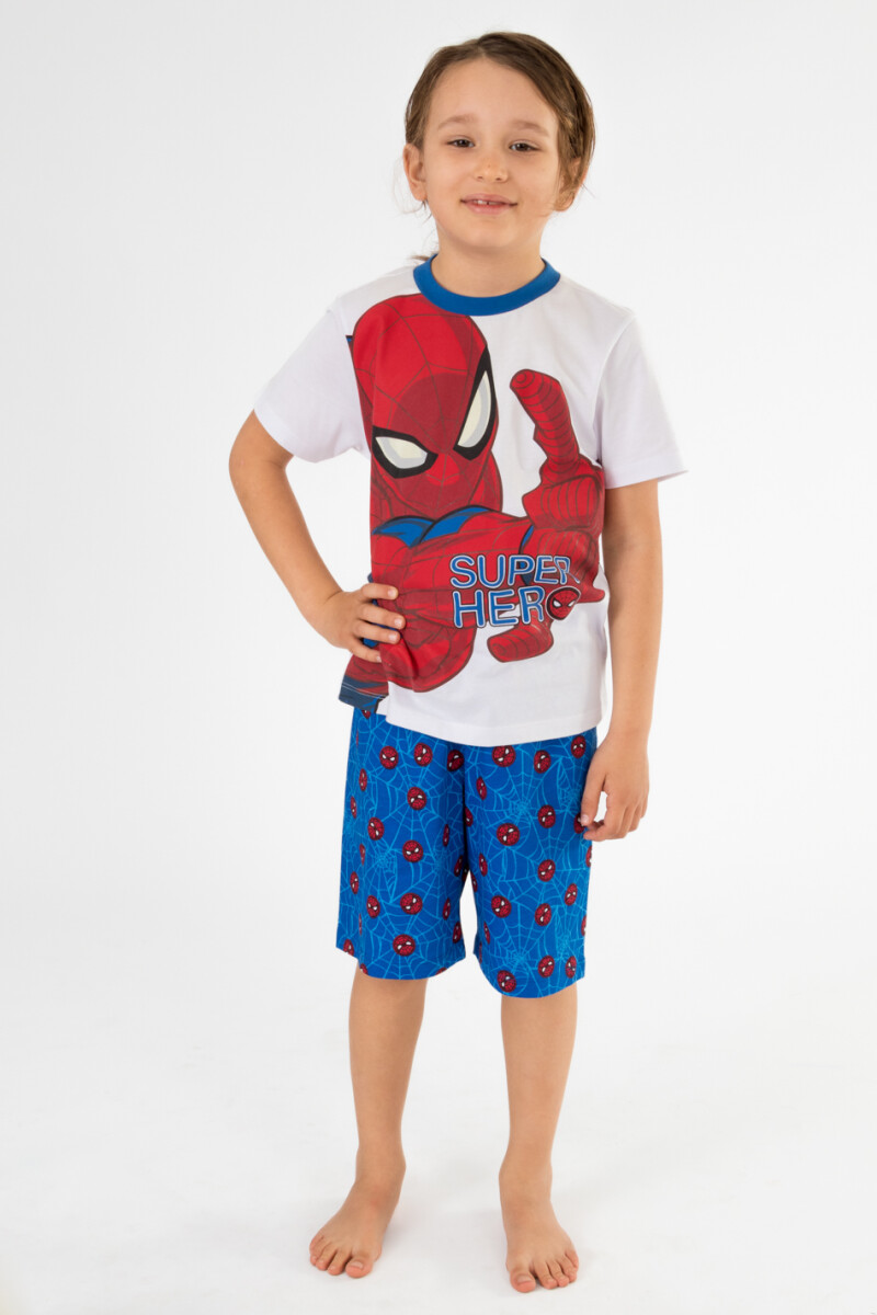 Pijama spiderman - Azul 