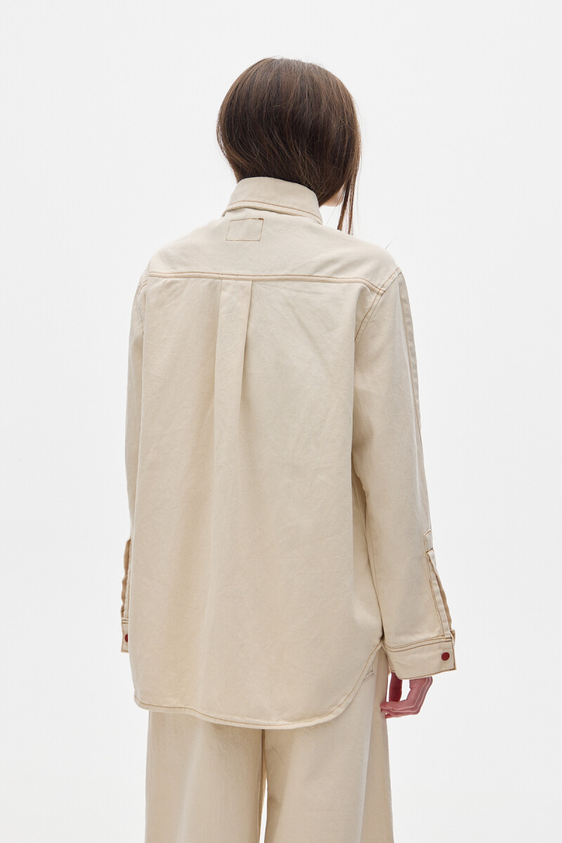 Camisa Noble Denim SO Off White